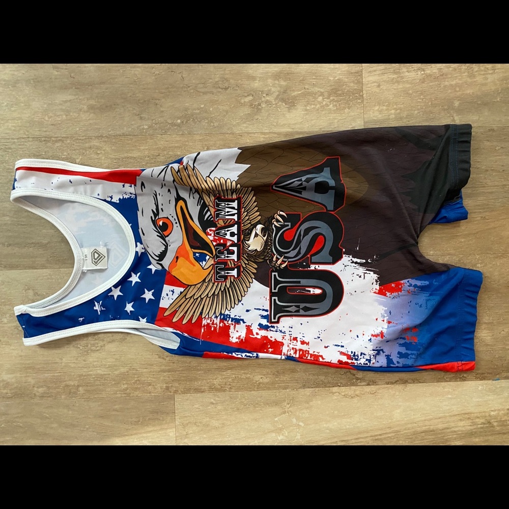 Boys KO Sports Gear Wrestling singlet YM